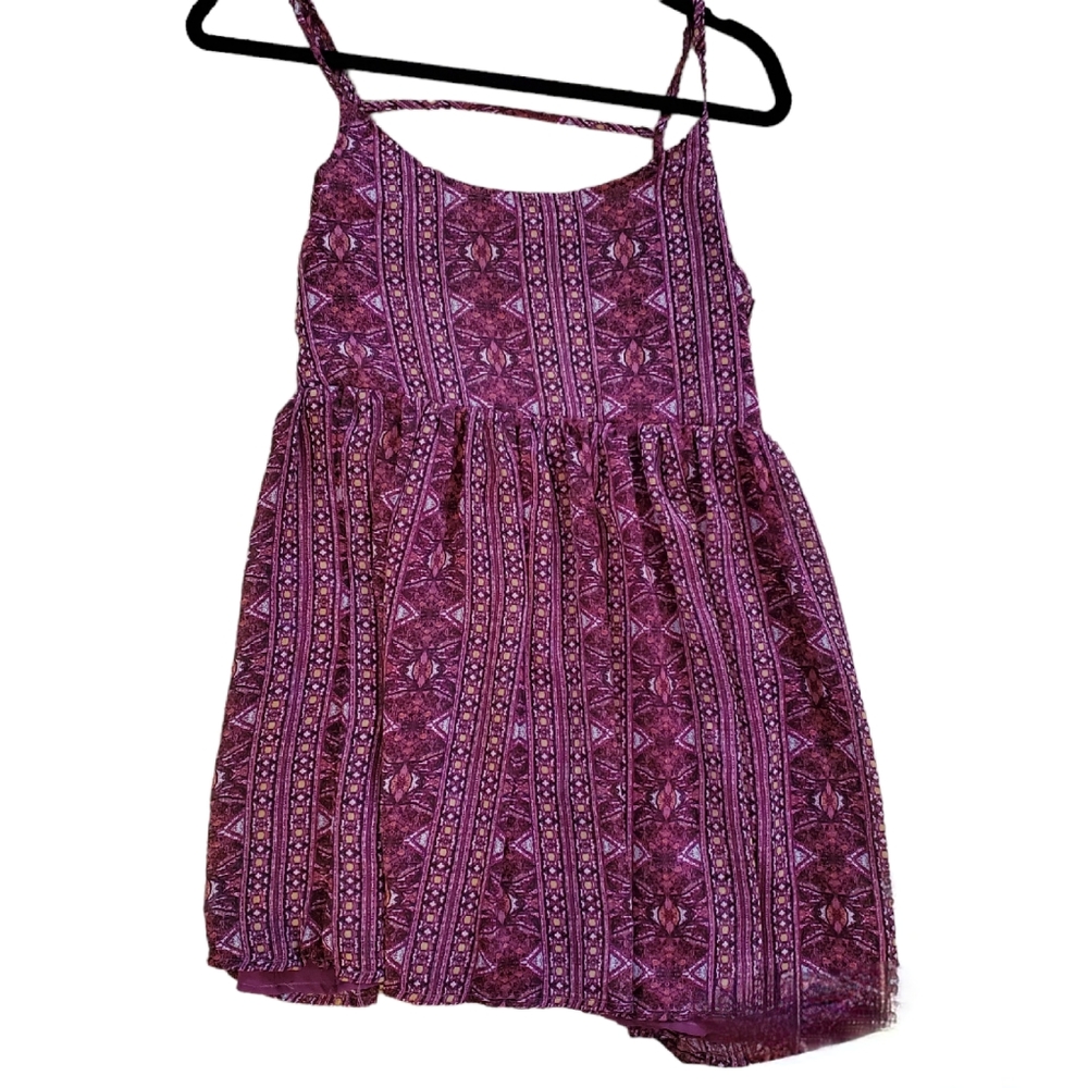 Full Tilt Baby doll Aztec print lined Size XS
